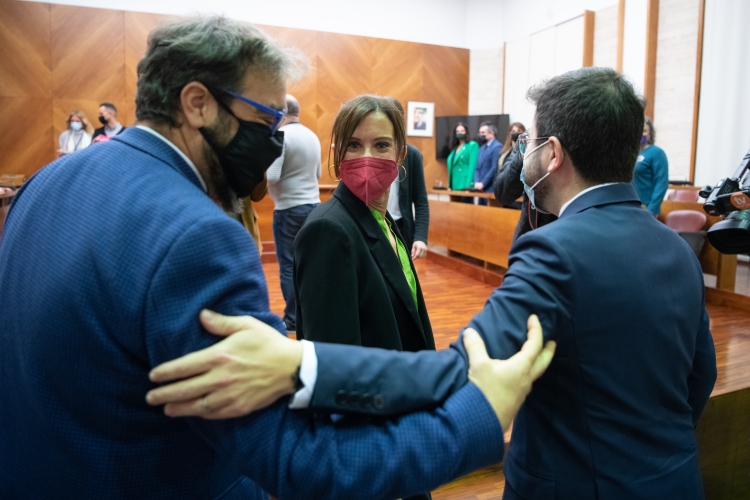 El president Aragonès visita Sabadell | Roger Benet